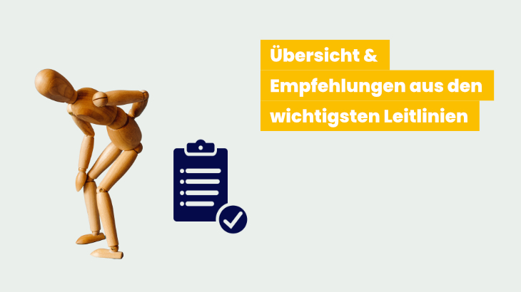 Leitlinien zu unspezifischem Kreuzschmerz